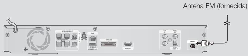 SAMSUNG HT-E4500 - Ligar a Antena FM - 1