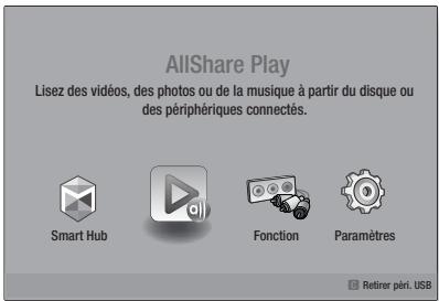 SAMSUNG HT-E4500 - Lecture des fichiers sur un périphérique de stockage USB ou sur l'iPod/iPhone - 1