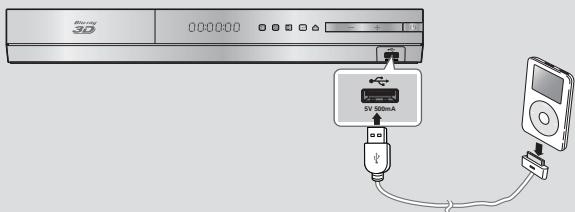SAMSUNG HT-E4500 - Collegamento di un iPod/iPhone - 1