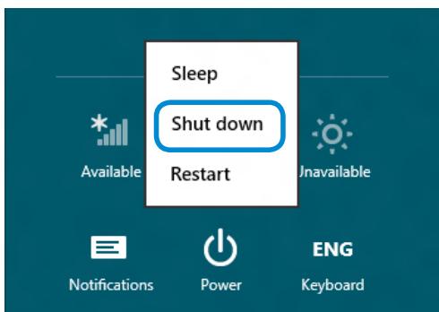 SAMSUNG DP300A2A - Turning the computer off - 3