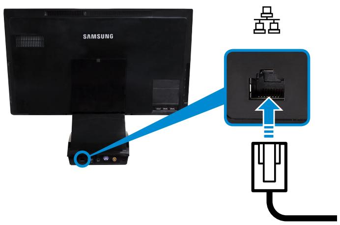 SAMSUNG DP300A2A - Connecting to the Wired LAN - 1