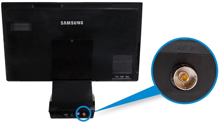 SAMSUNG DP300A2A - Connecting the TV Antenna - 1