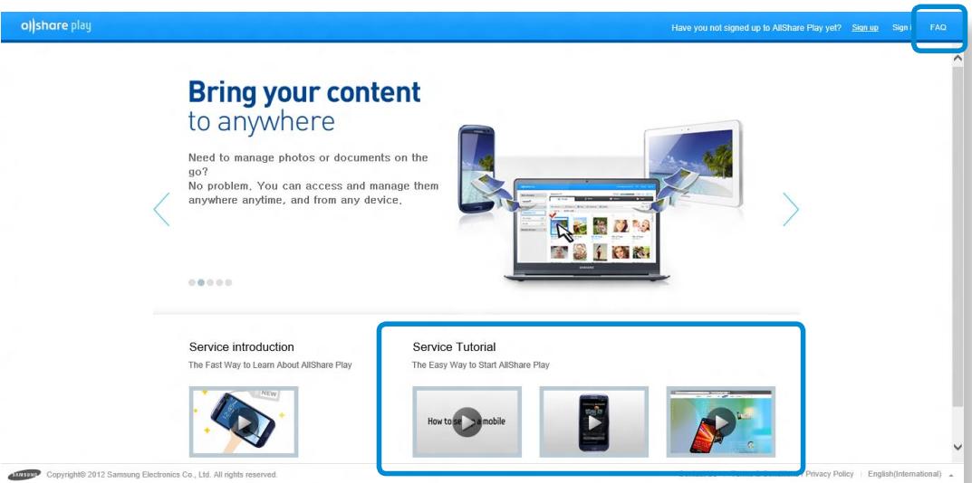 SAMSUNG DP300A2A - Sharing content using the AllShare Play app (Optional) - 1