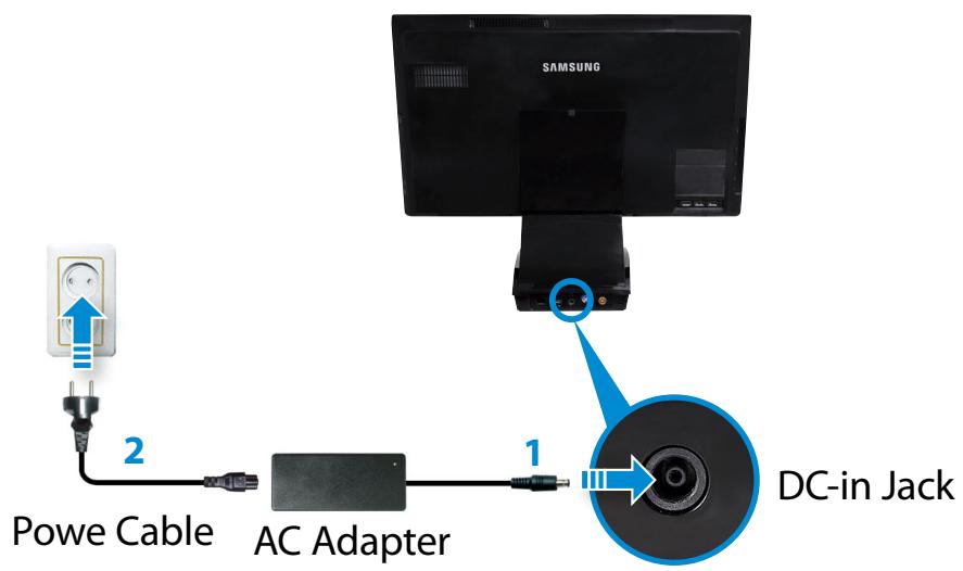 SAMSUNG DP300A2A - Connect the AC adapter. - 1