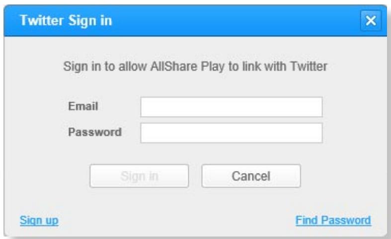 SAMSUNG DP300A2A - Sign in to the SNS. - 1