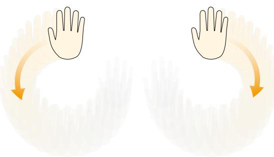 SAMSUNG DP500A2D - Using hand gestures (Optional) - 3