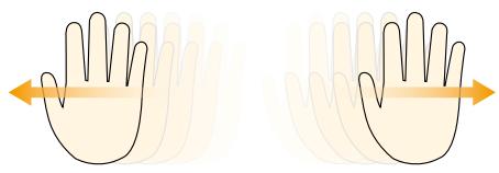 SAMSUNG DP500A2D - Using hand gestures (Optional) - 1