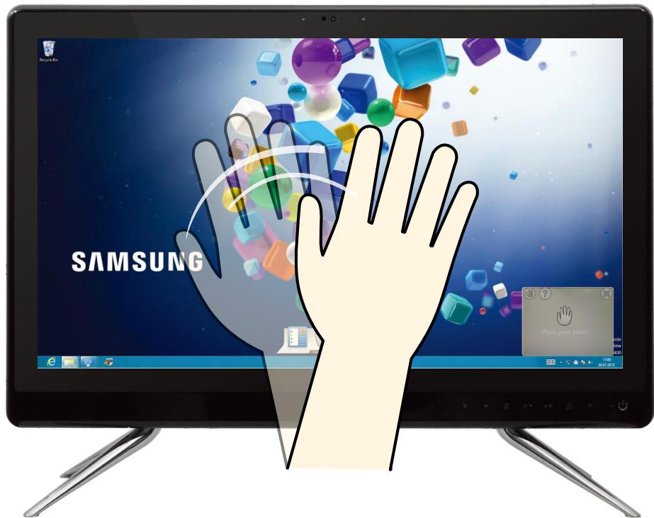 SAMSUNG DP500A2D - Using hand gestures (Optional) - 1