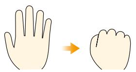 SAMSUNG DP500A2D - Using hand gestures (Optional) - 2