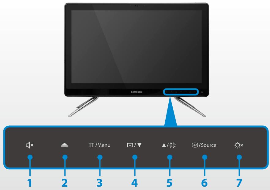 SAMSUNG DP500A2D - Touch buttons (for corresponding models only) - 2