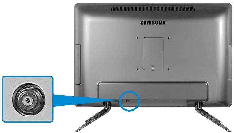 SAMSUNG DP500A2D - Connecting the TV Antenna - 1
