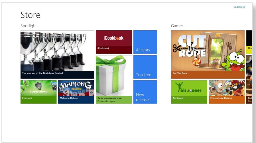 SAMSUNG DP700A7D-S02FR,  DP700A3D-S01FR - Utilisation du Windows Store - 1
