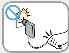 SAMSUNG DP700A7D-S02FR,  DP700A3D-S01FR - Précautions à prendre lors de l'utilisation de l'adaptateur CA - 4