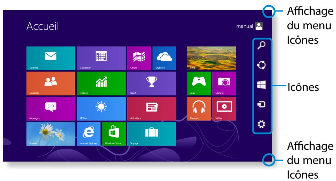 SAMSUNG DP700A7D-S02FR,  DP700A3D-S01FR - Activation du menu lçônes - 1