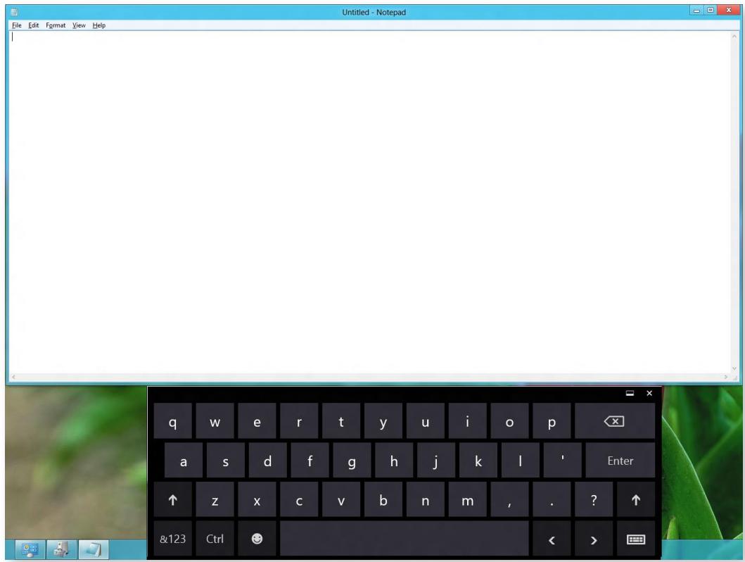 SAMSUNG DP700A7D-S02FR,  DP700A3D-S01FR - Saisie de caractères à l'aide du clavier tactile - 1