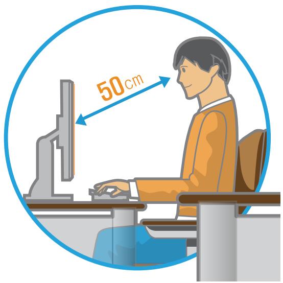 SAMSUNG DP700A7D-S02FR,  DP700A3D-S01FR - Position des yeux - 1