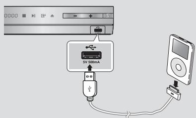 SAMSUNG HT-E5550 - Mediente un cavo USB - 1