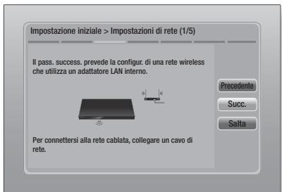 SAMSUNG HT-E5550 - Procedura di impostazione iniziale - 2