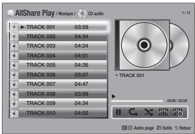 SAMSUNG HT-E5550 - Lecture des disques audio du commerce - 1