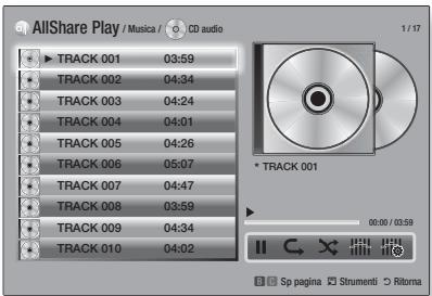 SAMSUNG HT-E5550 - Riproduzione casuale delle traccce di un CD audio - 1