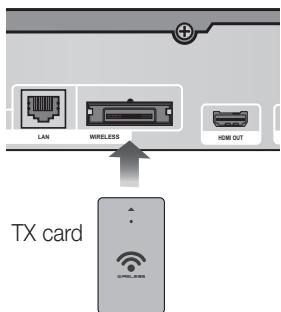 SAMSUNG HT-E5550 - Connecting the Optional Wireless Receiver Module - 2