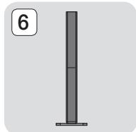 SAMSUNG HT-F5500 - Installazione dei diffusori sul supporto a colonna - 6
