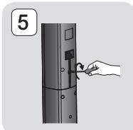 SAMSUNG HT-F5500 - Installazione dei diffusori sul supporto a colonna - 5