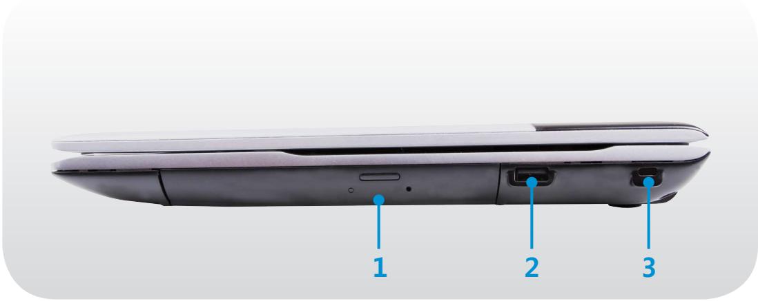 SAMSUNG NP-RV520E - Right View - 1
