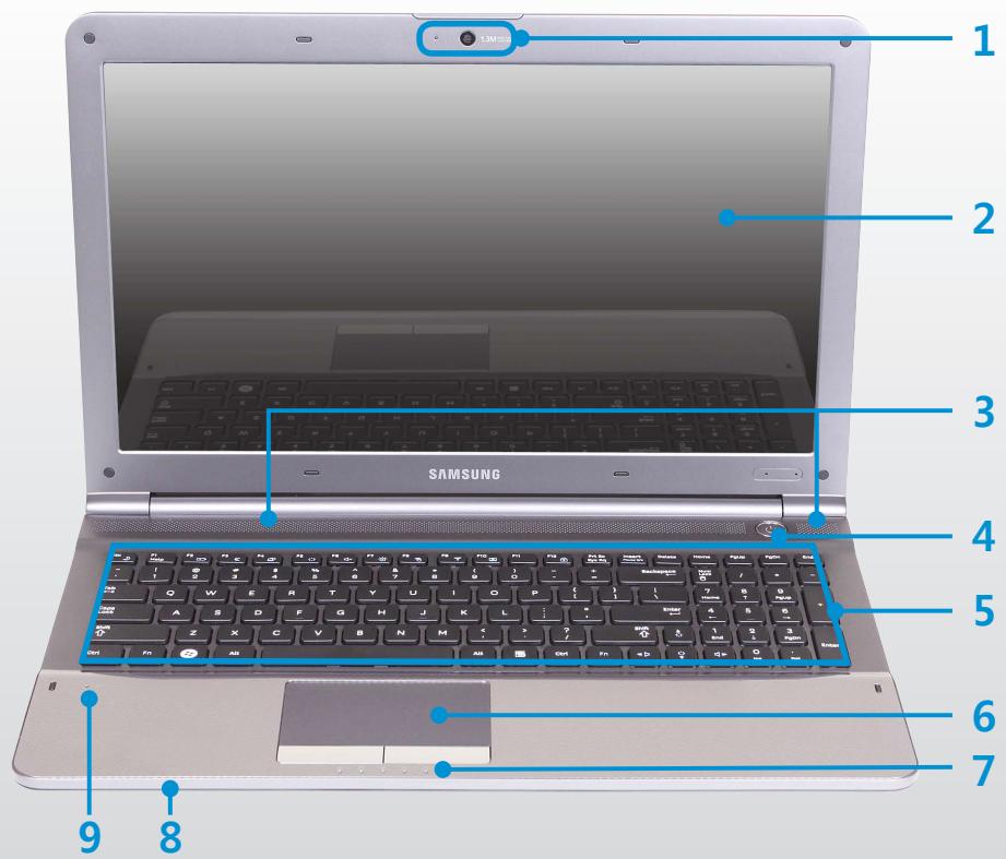 SAMSUNG NP-RV520E - Front View - 2