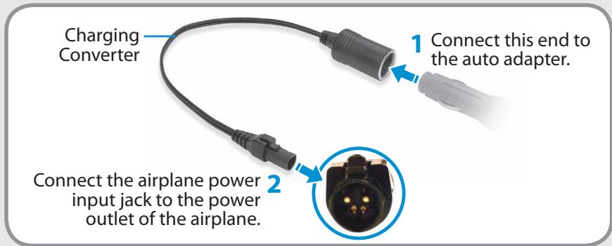 SAMSUNG NP-RV520E - When using the Airplane Charging Converter - 1