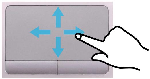 SAMSUNG NP-RV520I - Moving the cursor on the screen - 1