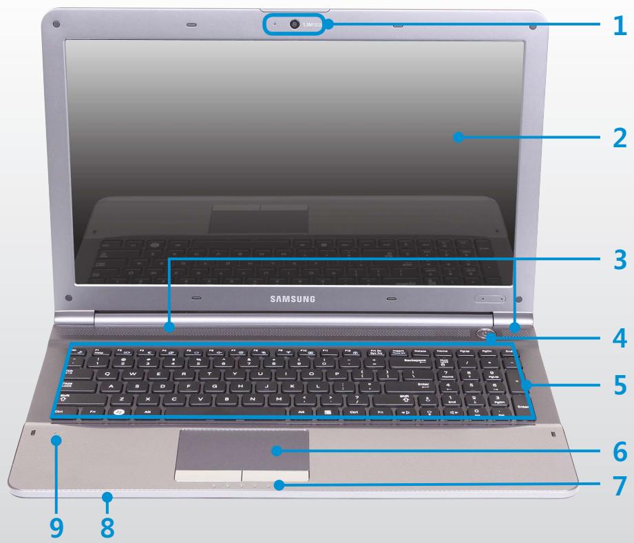 SAMSUNG NP-RV520I - Front View - 2
