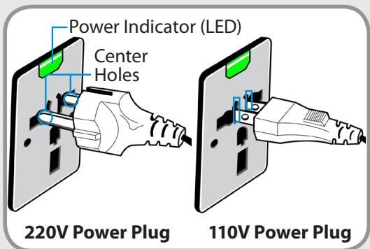 SAMSUNG NP-RV520I - When using the AC power plug - 1