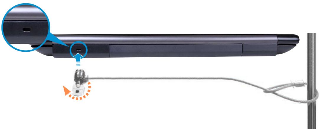 SAMSUNG NP-RV520I - Using the Security Slot (Optional) - 1