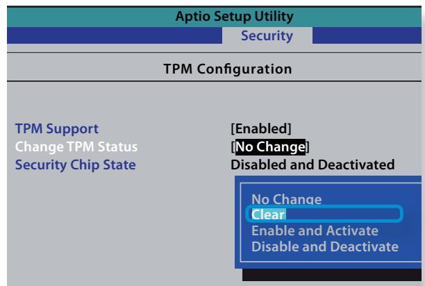 SAMSUNG NP300E5E - Initializing the TPM chip - 3