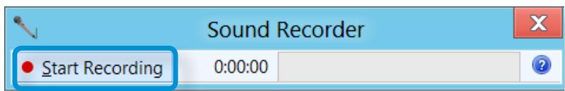 SAMSUNG NP300E5E - Using the Sound Recorder - 1