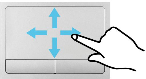 SAMSUNG NP300E5E - Moving the cursor on the screen - 1