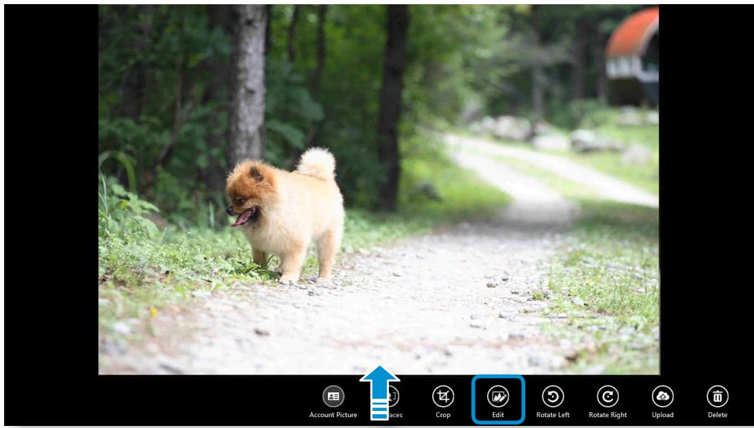 SAMSUNG NP300E5E - Editing a photo - 1