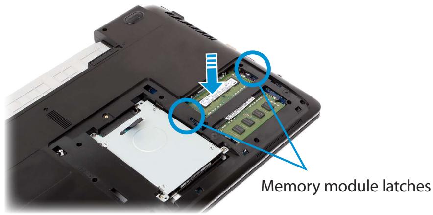 SAMSUNG NP300E5E - Adding or Replacing Memory Modules - 3