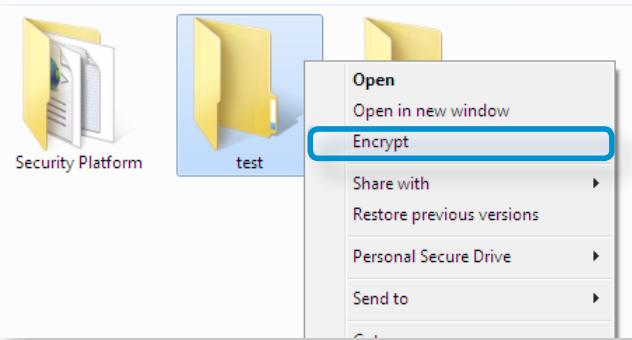 SAMSUNG NP300E5E - Encrypting a file (folder) - 2