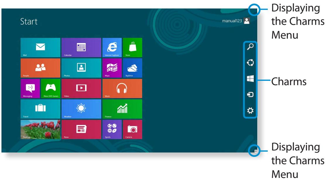 SAMSUNG NP300E5E - Activating the Charms - 1