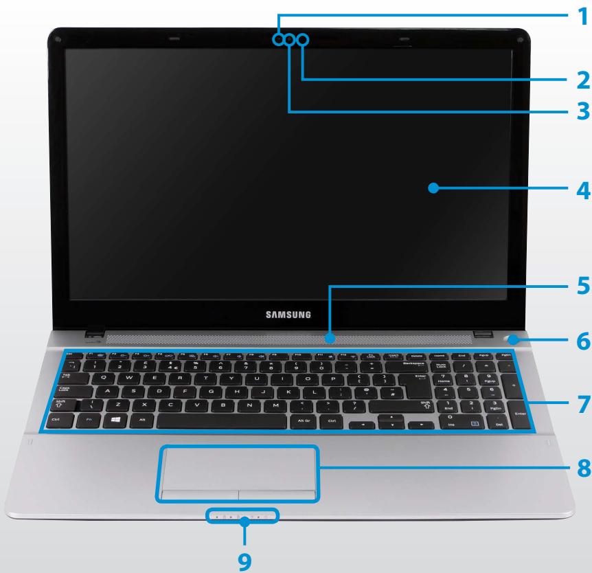 SAMSUNG NP510R5E - Front View - 2