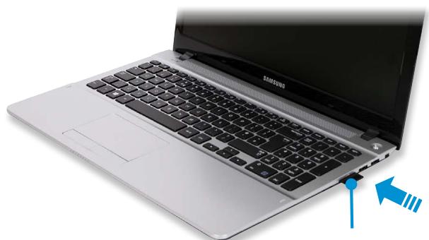 SAMSUNG NP510R5E - Using the card - 1