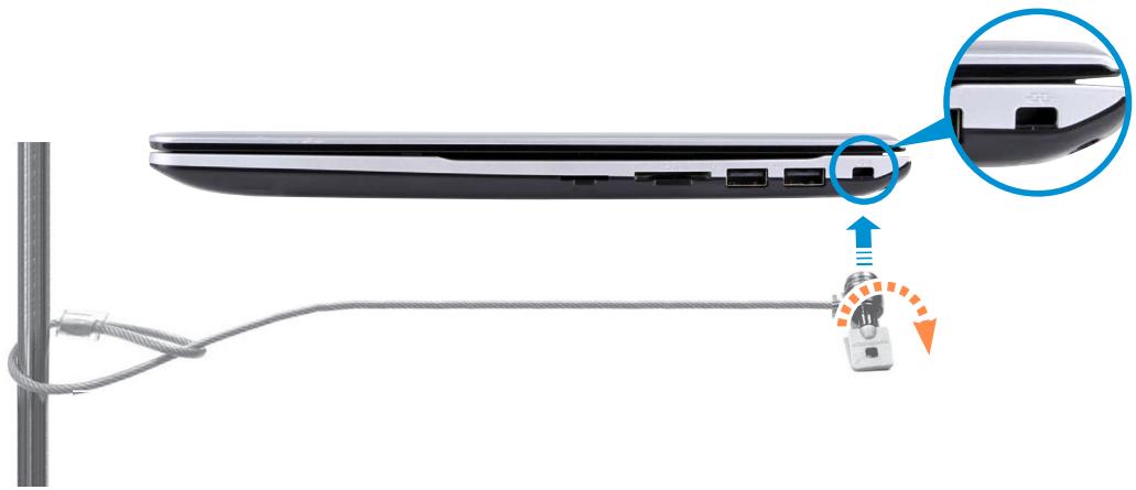 SAMSUNG NP510R5E - Using the Security Slot - 1