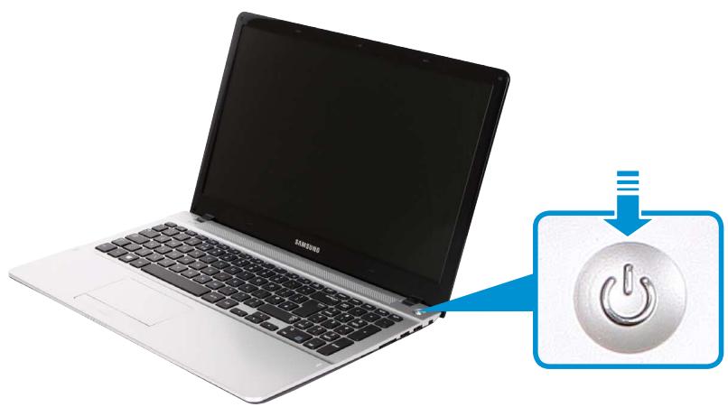 SAMSUNG NP510R5E - Turning the computer on - 1