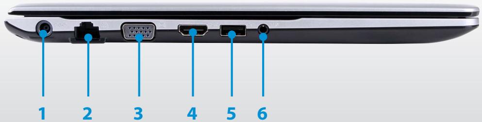 SAMSUNG NP510R5E - Left View - 1