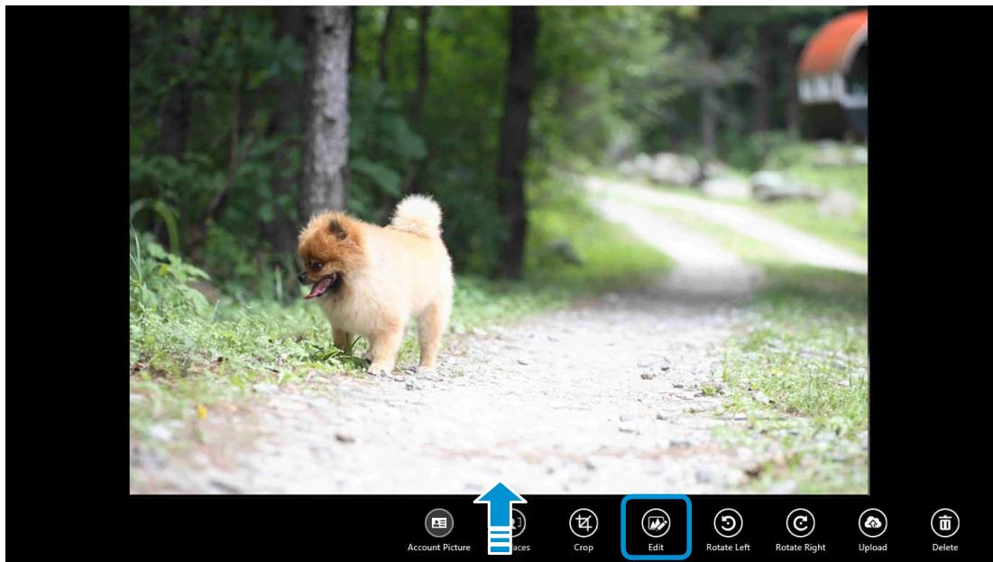 SAMSUNG NP510R5E - Editing a photo - 1