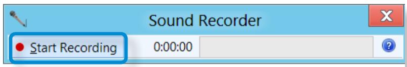 SAMSUNG NP780Z5E - Using the Sound Recorder - 1