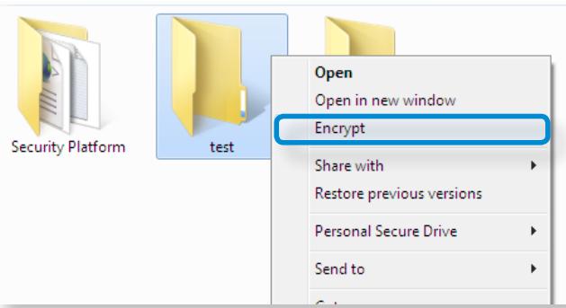 SAMSUNG NP780Z5E - Encrypting a file (folder) - 2