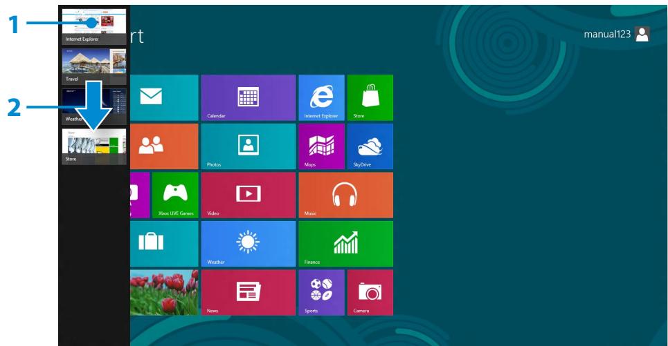 SAMSUNG NP780Z5E - Displaying Currently Running App(s) - 2